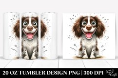 Crazy Looking English Springer Spaniel | 20 Oz Tumbler Product Image 1