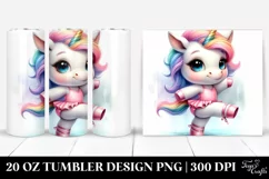 Baby Unicorn Dancer | 20 Oz Tumbler Product Image 1