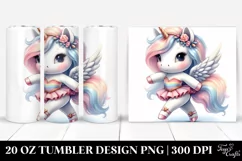 Baby Unicorn Dancer | 20 Oz Tumbler Product Image 1