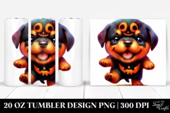 Dancing Baby Rottweiler 20 Oz Tumbler Product Image 1