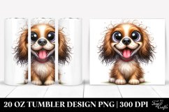 Crazy Funny Spaniel | 20 Oz Tumbler Product Image 1