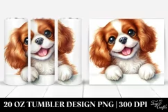 Enthusiastic Baby Cavalier King | 20 Oz Tumbler Product Image 1