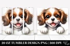 Cute Baby Cavalier King Charles Spaniel | 20 Oz Tumbler Product Image 1