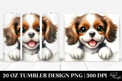 Cute Baby Cavalier King Charles Spaniel | 20 Oz Tumbler Product Image 1