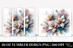 Abstract Glossy Narcissus | 20 oz Tumbler Product Image 1