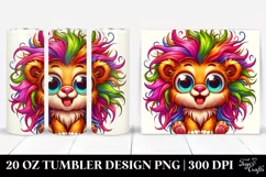 Crazy Baby Lion | 20 Oz Tumbler Product Image 1