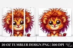 Crazy Baby Lion | 20 Oz Tumbler Product Image 1