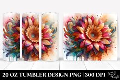 Wooden Gerbera Tumbler Product Image 1