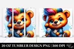 Funny Baby Bear Tumbler Design Product Image 1