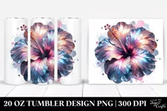 Shiny Hibiscus | 20 Oz Tumbler Product Image 1