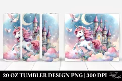 Enchanted Castle Sky Unicorn | 20 Oz Tumbler Product Image 1