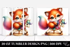 Cute Baby Fox Tumbler Product Image 1