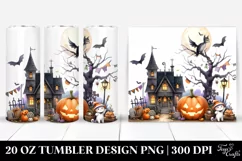 Funny Halloween Scene 20 Oz Tumbler Product Image 1