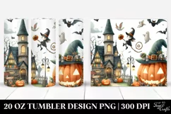 Funny Halloween Scene 20 Oz Tumbler Product Image 1