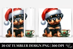 Cute Baby Rottweiler 20 Oz Tumbler Product Image 1