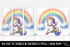 Cute Baby Unicorn Tumbler Product Image 1