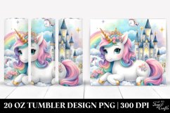 Enchanted Castle Sky Unicorn | 20 Oz Tumbler Product Image 1