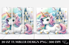 Enchanted Castle Sky Unicorn | 20 Oz Tumbler Product Image 1