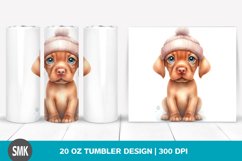 Watercolor Cute Baby Vizsla | 20 oz Tumbler Product Image 1