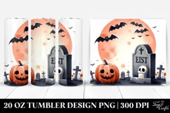 Funny Halloween Tombstone 20 Oz Tumbler Product Image 1