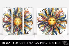 Colorful Sun Tumbler Product Image 1