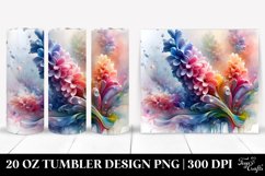 Abstract Vibrant Hyacinth Tumbler Product Image 1