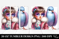 Baby Dove Poses Like a Model 20 Oz Tumbler Product Image 1