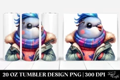 Baby Dove Poses Like a Model 20 Oz Tumbler Product Image 1