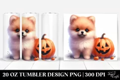 Expressive Baby Pomeranian 20 Oz Tumbler Product Image 1