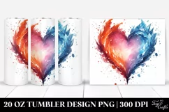 Love 20 Oz Tumbler Png Product Image 1