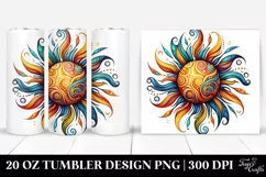 Vibrant Sun 20 Oz Tumbler Product Image 1