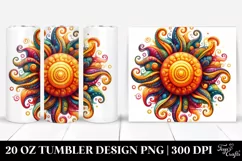 Vibrant Sun 20 Oz Tumbler Product Image 1