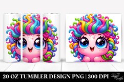 Crazy Baby Snail Cartoon | 20 oz Tumbler Product Image 1