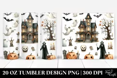 Funny Halloween Haunted House 20 Oz Tumbler Product Image 1
