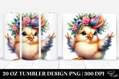 Expressive Baby Chicken 20 Oz Tumbler Product Image 1
