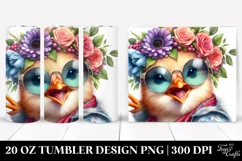 Expressive Baby Chicken 20 Oz Tumbler Product Image 1