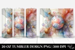 Glossy Cosmos,Abstract Watercolor | 20 oz Tumbler Product Image 1