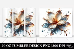 Shiny Gardenia Material 20 Oz Tumbler Product Image 1