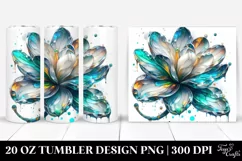 Shiny Gardenia Material 20 Oz Tumbler Product Image 1
