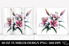 lily, 20 Oz Tumbler Product Image 1