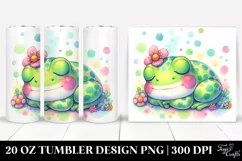 Colorful Sleeping Frog | 20 oz Tumbler Product Image 1