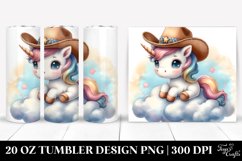 Cute Unicorn Cowboy | 20 oz Tumbler Product Image 1