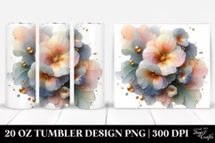 Nasturtium with Golden Accents Clipart Product Image 1