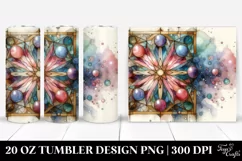 Stained Cosmos Art | 20 oz Tumbler Product Image 1