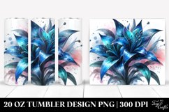 20 Oz Tumbler Sublimation | Glossy Lobelia with Metallic Product Image 1