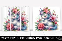 Cute Unicorn with Azalea | 20 oz Tumbler Product Image 1