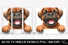 Cute Funny Baby Bullmastiff | 20 Oz Tumbler Product Image 1