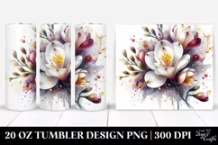 Freesia Golden Inserts | 20 Oz Tumbler Product Image 1
