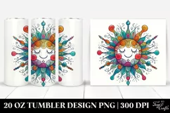 Colorful Whimsical Sun | 20 oz Tumbler Product Image 1