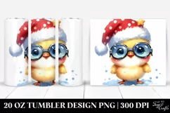 Expressive Baby Chicken 20 Oz Tumbler Product Image 1